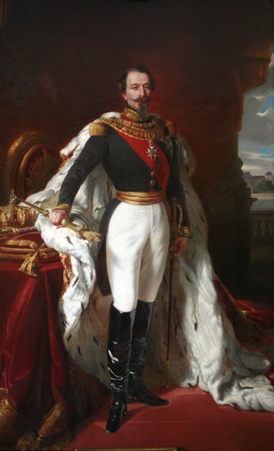 Portret van keizer Napoleon III door Franz Xaver Winterhalter